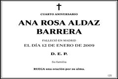 Ana Rosa Aldaz Barrera
